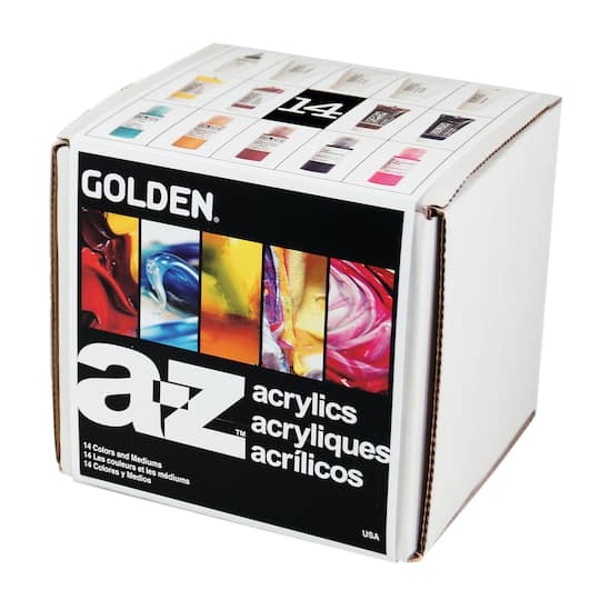 Golden&#xAE; A-Z Acrylic 14-Piece Set